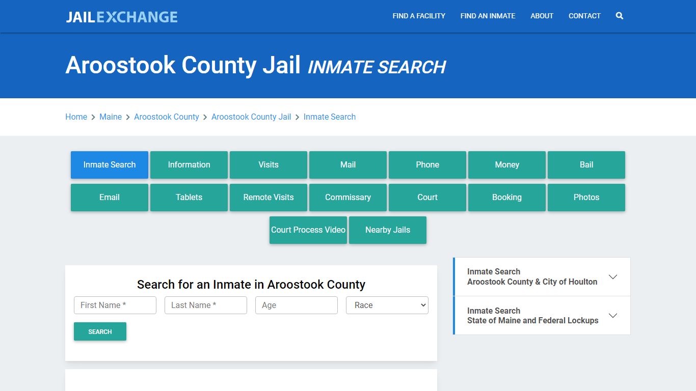 Aroostook County Jail, ME Inmate Search: Roster & Mugshots